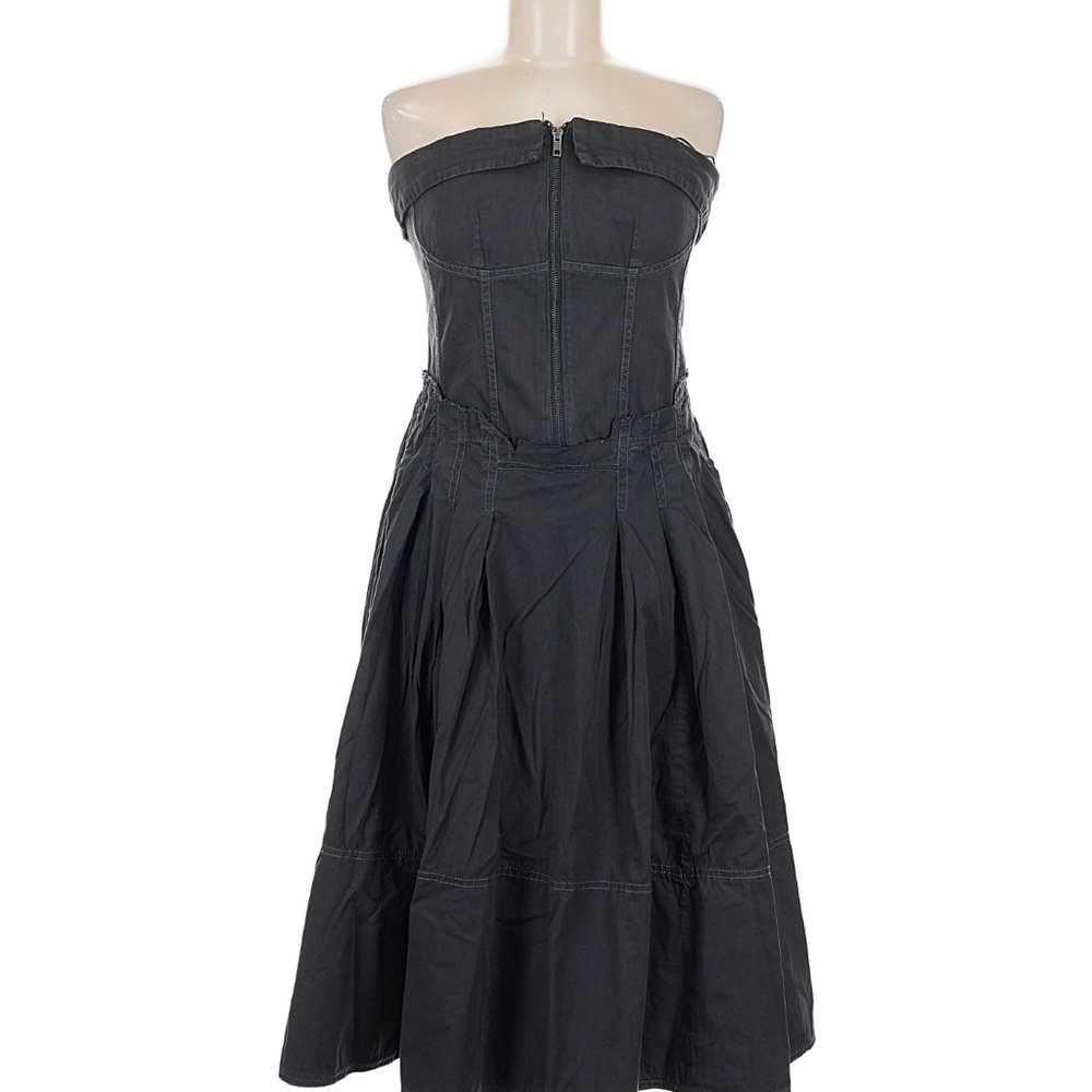 Pilcro Corset Strapless Dress